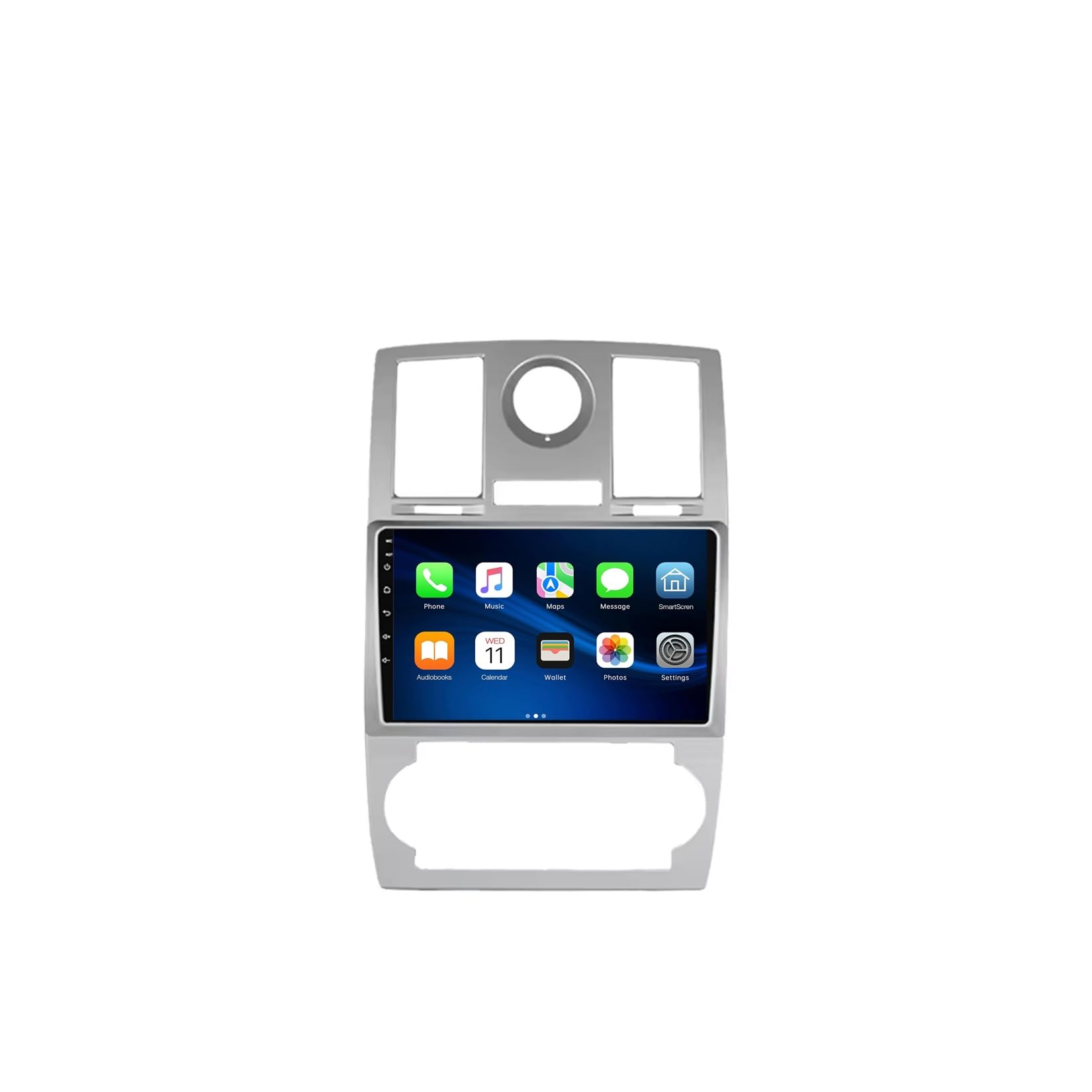 Android 15 Car Stereo for Chrysler 300 300C 2004-2011 with CarPlay/Android Auto Touchscreen Display Reversing Camera WiFi Bluetooth GPS Navigation(TS7 2G+32G)