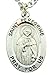 Westman Works St Peregrine Solid Pewter One Inch Saint Medal with Stainless Steel Chain