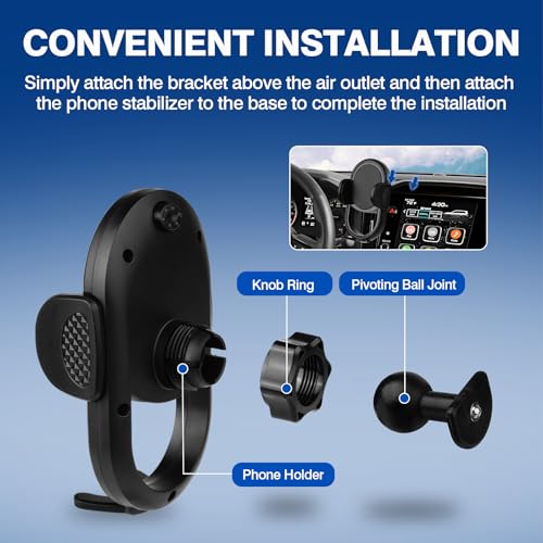 Autorder Car Phone Holder for Subaru Forester 2025-2026 Accessories Phone Mount Cell Phone Automobile Cradles Hands-Free 360 Degree Rotation by Autorder - Used condition - Image 7