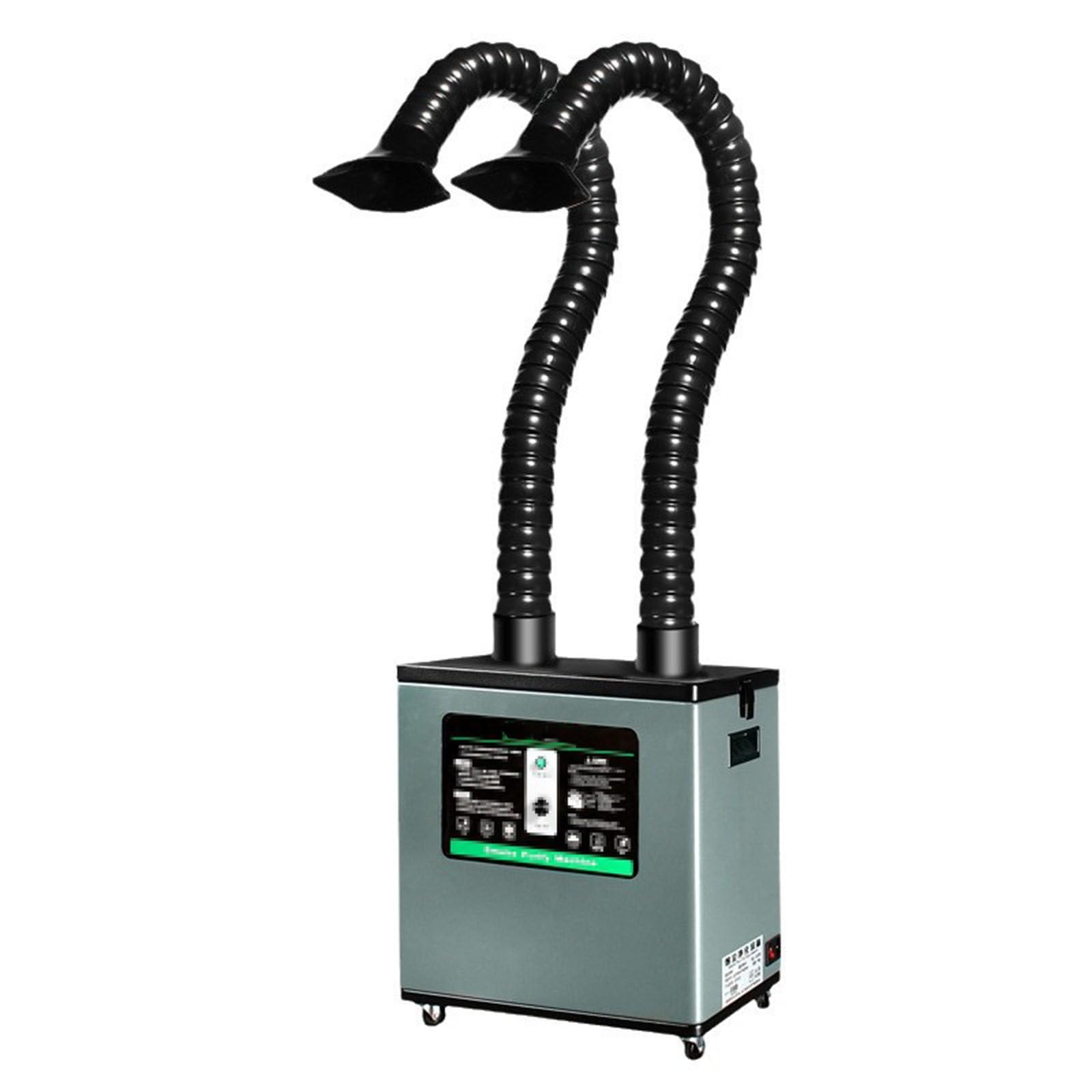 ZMJGLL Welding Fume Extractor - Adjustable Arm Air Purifier, Mobile Smoke Absorber for DIY Projects, 200W,Welding Fume Extractor,Efficient Filtration (200w)
