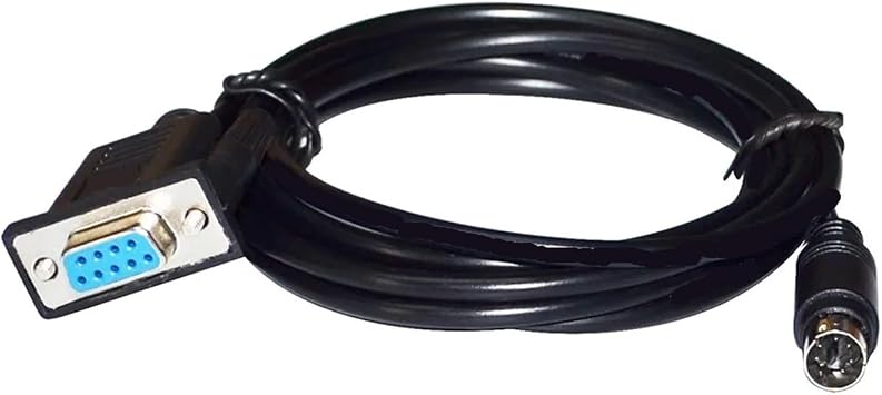 RS232 DB9 D-SUB 9 PIN to DIN 6PIN MD6 PLC Programming Communication Cable for LS LG XGB-XBC XGK XEC to PC Control KABLE3m