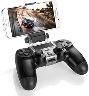 TNP PS4 Controller Phone Clip Holder Clamp Mount Bracket for Sony PlayStation 4 PS4 Dual Shock Wireless Controller [Playstation 4]