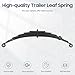 SEHNSUCHT Trailer Leaf Spring, 6 Leaf Double Eye 3500lb Leaf Springs for 7000lb Trailer Axle, 25-1/4