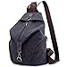 Produktbild Damen Rucksack Vintage Canvas Schultasche Große Kapazität Wanderrucksack Schulrucksäcke Teenager Reiserucksack Daypacks für Schule Büro Arbeit Outdoor