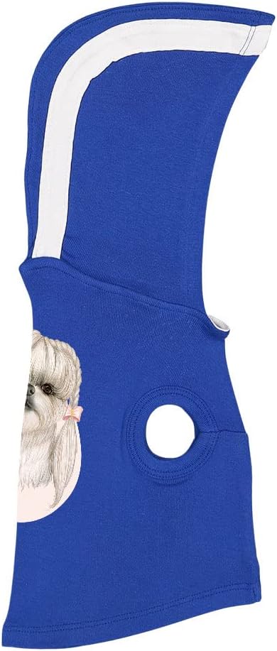 Maltese Dog Shirt with Hoodie - Adorable Dog Hoodie - Unique Dog Clothing - Gray White, 2XL