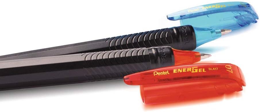 Caneta Energel Makkuro, Pentel, Laranja, 0.7 Mm