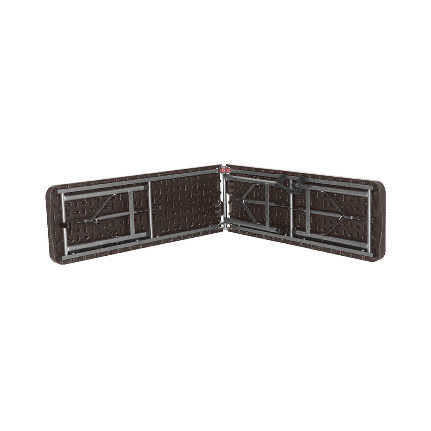 THINIA HOME Pack 2 Bancos Plegables Catering Efecto Ratán 180x30x43cm