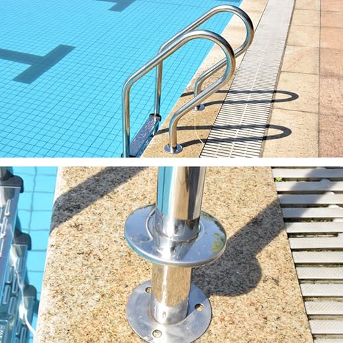 Escalera de Piscina de Acero Inoxidable 3 Peldaños miniatura 7