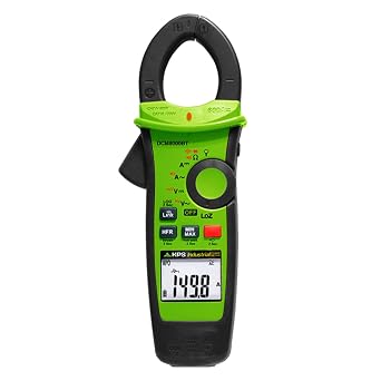 KPS DCM8000BT TRMS Clamp Meter 1000A AC/DC with Bluetooth, Inrush & Low-Pass Filter | Designed for Demanding Industrial Work