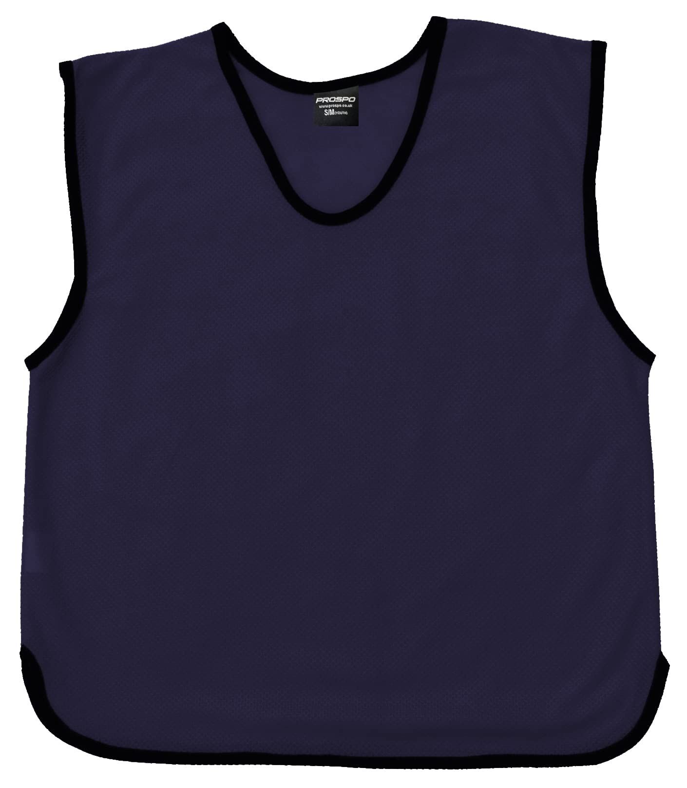Prospo Sports Training Bibs Football Soccer Rugby Mesh Bibs (Navy, Small Boys (Under 6 Years Old))