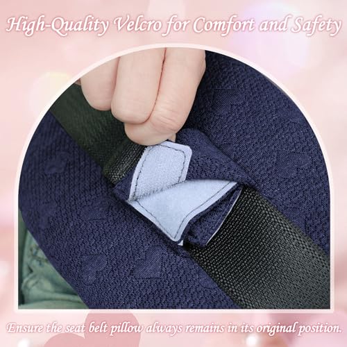 BEYOUDO Seat Belt Pillow Post-Surgery – with Ice/Hot Pocket for C-Section, for Chest/Heart Travel — view 6