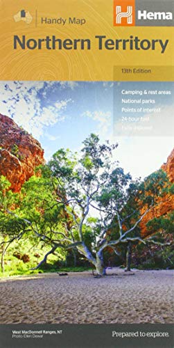 Northern Territory Handy Map 1 : 750 000 HEMA