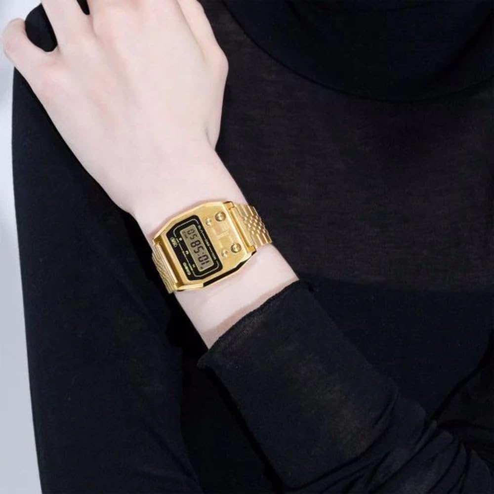 Męski zegarek ze stali nierdzewnej Casio Vintage A1100G-5EF