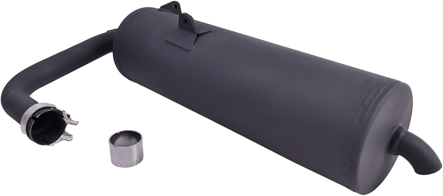 AIVWUMOT Muffler 5UG-E4710-01-00 Compatible with Yamaha Rhino 660 YXR660FA 2004-2007 5UG-E4710-00-00