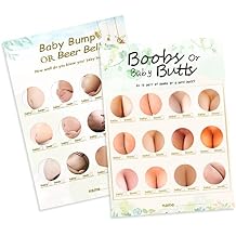 OLOUTAB Baby Shower Games-2 Games(50 of Each),Double-Sided,Fun,Hilarious and Easy to Play,Baby Shower Gender Neutral,with Answer Keys
