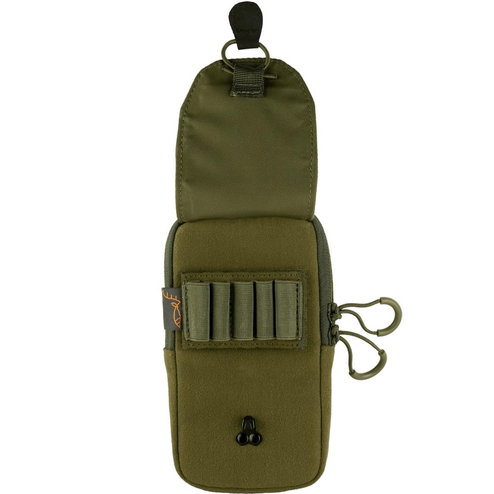 Multi-Tasche (Grün) für Fernglastasche, Bino Harness - Universaltasche, Handytasche für die Jagd und Pirsch, geräuschlos, Molle, modular