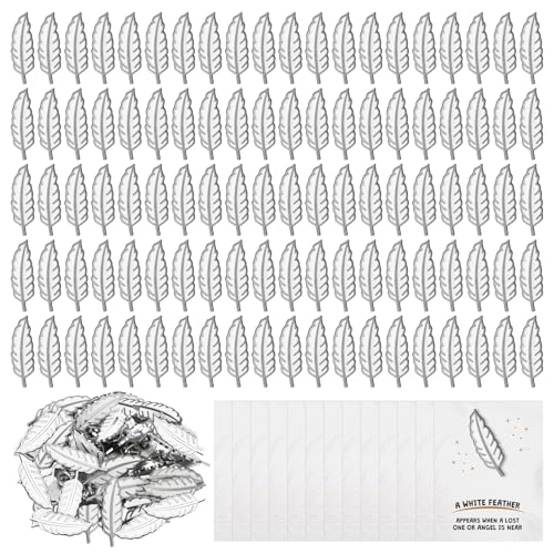Image of Liliaafar 30 Sets Funeral Favors for Guests Bulk Butterfly /Feather /Wing Lapel Pins Life Favors Memorial Enamel Pins with Cards for Who Loss Loved One