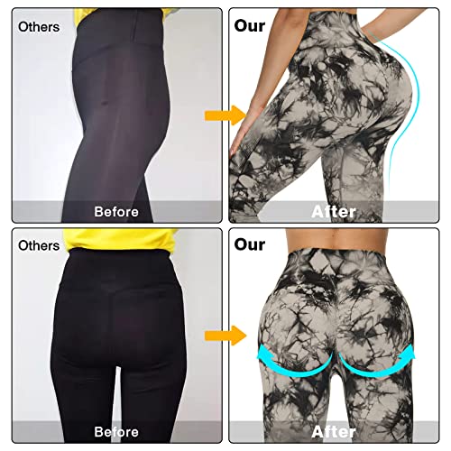 Y-Blue Scrunch Butt Lifting Leggings For Women High Waist Tummy Control Workout Seamless Gym Pants Yoga Pattern Tights #TOP3