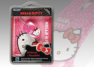 Xtreme 94592 Hello Kitty Kit Mouse e Tappetino, Rosso/Rosa/Nero/Bianco