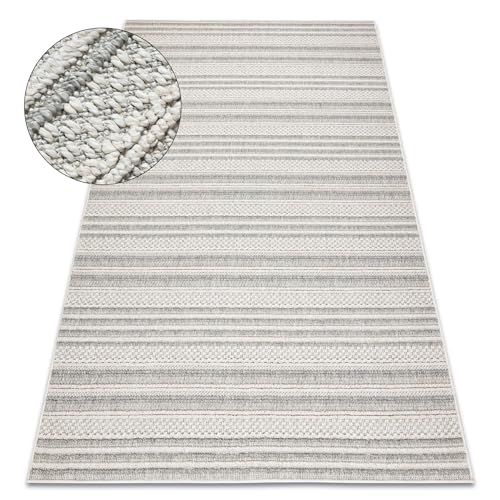 Tapis extérieur et intérieur gris résistant pour sol facile à laver - 2
