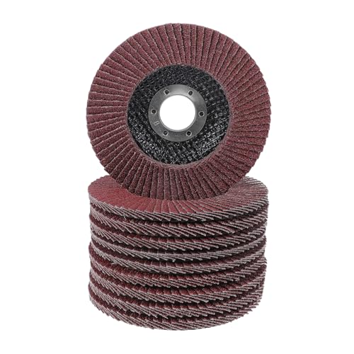 HAWILLOSCH Grinder Flap Discs 10pcs Metal Grinding Sanding Discs 115 * 22mm Grinder Sanding Discs