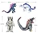 TwCare Set of 12 Godzilla x Kong: The New Empire, Dinosaur Dragon Toys Action Figures, Evolved Basic Exquisite Battle Roar B.E.A.S.T. Glove Shimo Frost Bite Mecha King Ghidorah Cake Toppers Pack