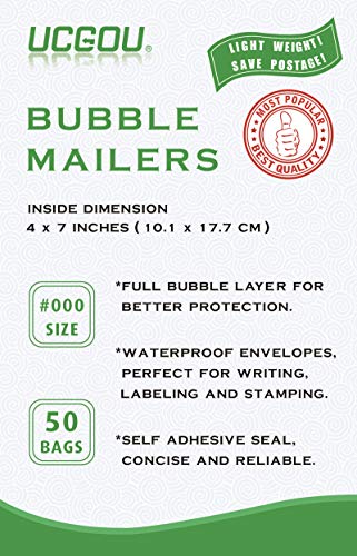 UCGOU-Bubble-Mailers-4x8-Inch-Colorful-Butterfly-50-Pack-Poly-Padded-Envelopes-Small-Business-Mailing-Packaging-Self-Seal-Waterproof-Boutique-Mail-Shipping-Bags-for-Jewelry-Makeup-Supplies-000