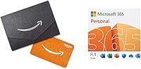Vista 1 de Microsoft 365 Personal (Office) + $10 Yaxa Gift Card 12-Month Subscription 1 Person Word, Excel, PowerPoint PC/MAC Instant Download