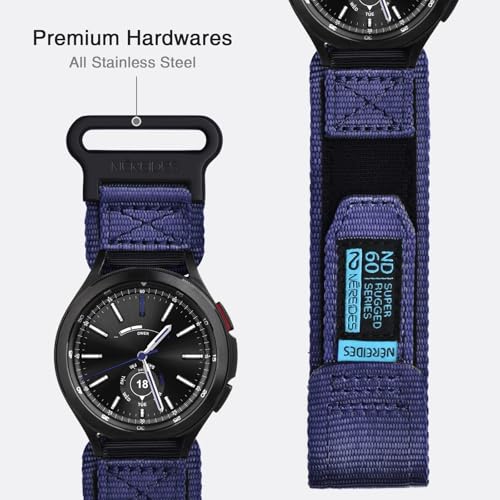 Image of Nereides Compatible with Samsung Galaxy Watch 3 45mm Band, Rugged Nylon Sports Strap with Woven Loop Design, 22mm Tough Replacement Band