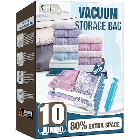 HIBAG Jumbo Vacuum Storage Bags Cover