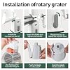 APSARAS USA Cheese Grater Hand Crank, Rotary Cheese Grater, 5 in 1 Rotary Grater, Cheese Shredder Replaceable Stainless Blades with Strong Suction Base, Easy to Clean Kitchen Gadgets with Storage Box #4