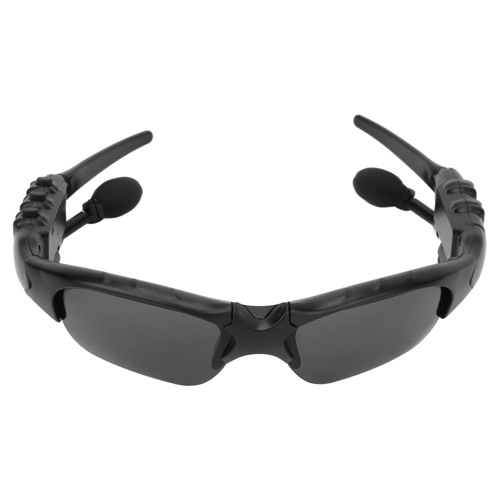 Bluetooth Sunglasses Open Speaker System Black Polarizer Portable Smart Music Sunglasses Fishing Sports Sunglasses for Driving Cycling Hiking