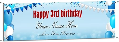Miniatura 9 de Pancarta de fondo personalizada, pancartas y letreros personalizados para exteriores, para fiestas de cumpleaños, negocios, graduación, decoración