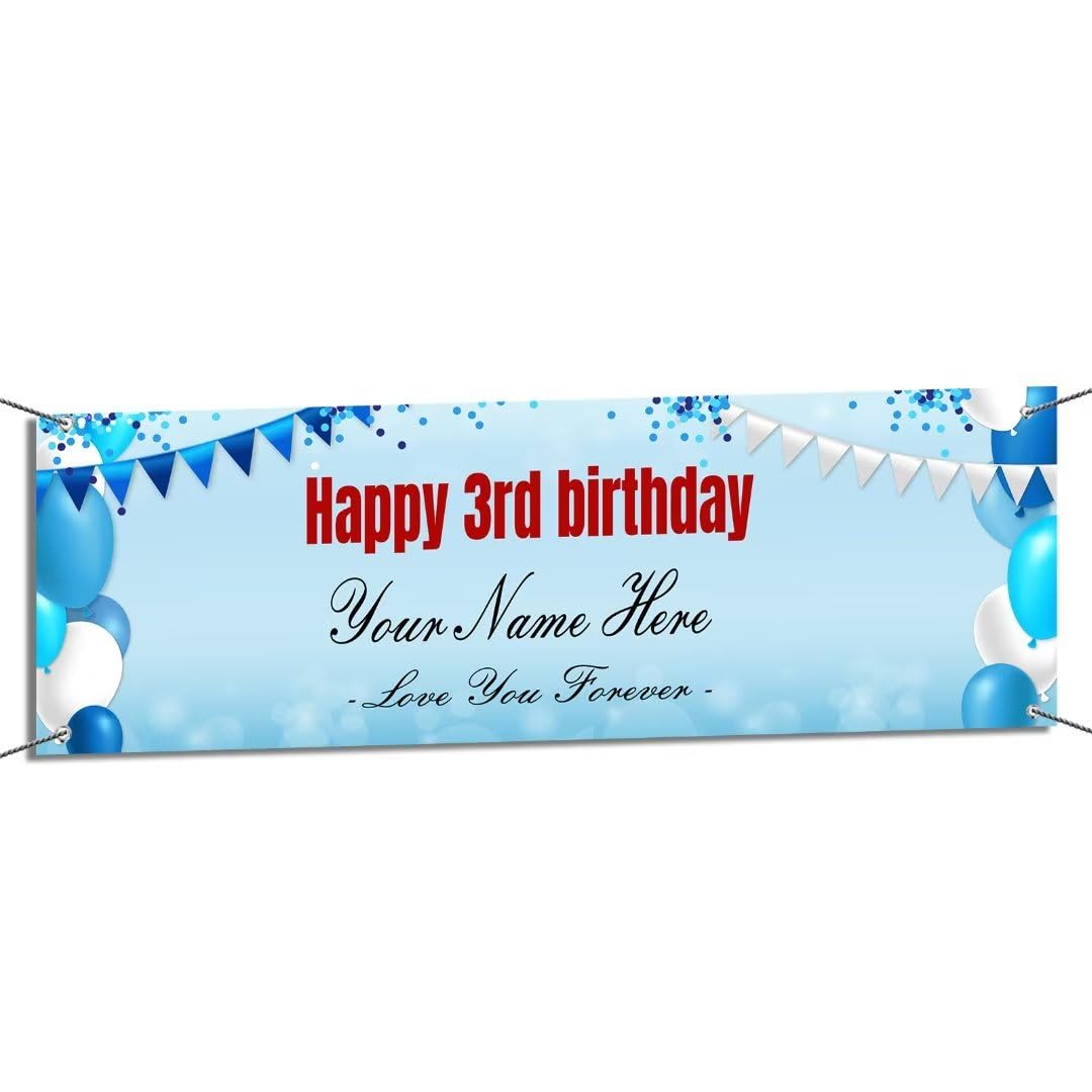 Custom Banner Backdrop, Personalized Outdoor Banners and Signs Customize for Birthday Party Business Graduation Decor Wedding