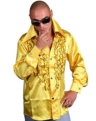 Preisvergleich Produktbild Schlagerhemd gelb (XXXL, Gelb)