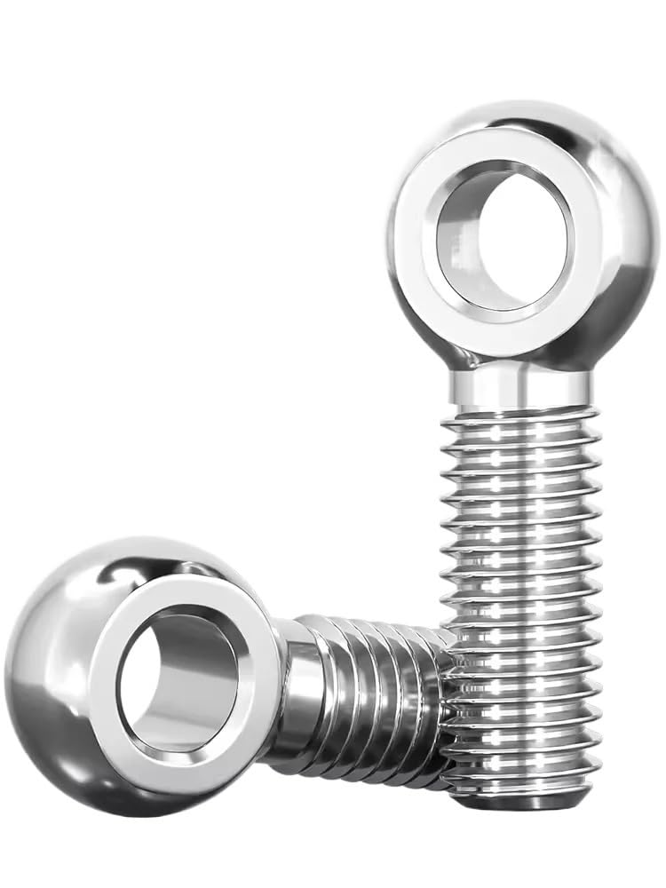 Cáncamo con tuerca, Pernos de ojo con anillo de hombro Perno 304 e, 35 mm(90mm*M8 (2Pcs))