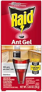 Raid Ant Gel, Kills Ants You Don't See, Continues Killing for up to 1 Month, Odorless Bug Control, 1.06 oz
