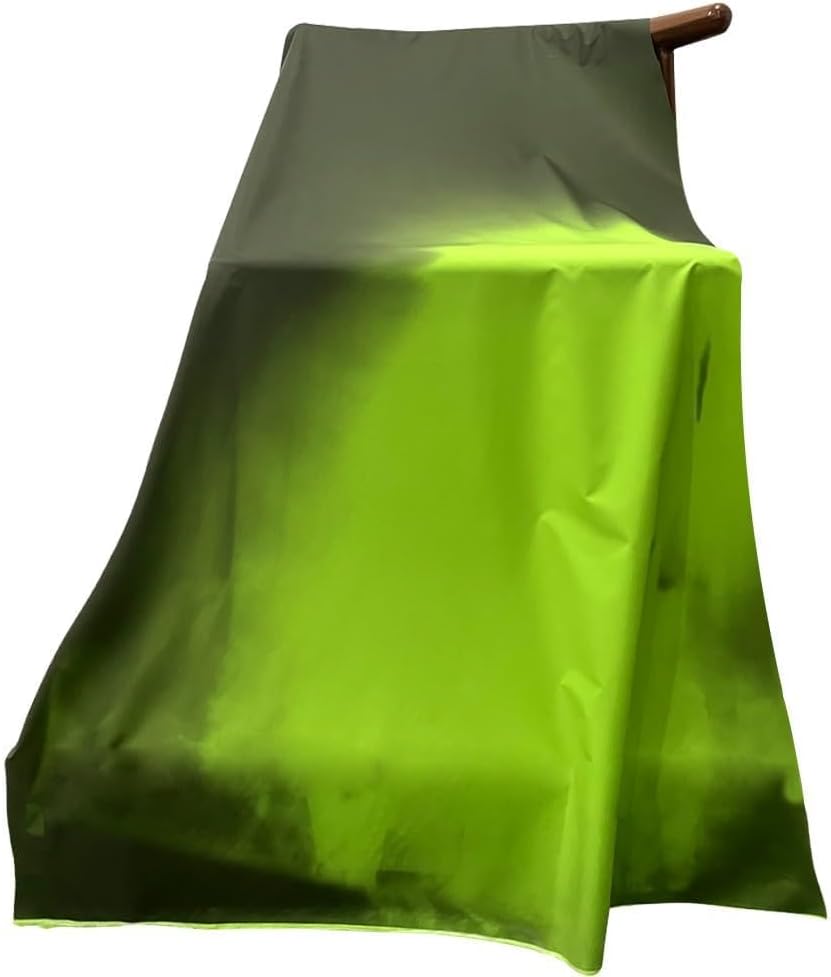 Thermochromic Heat Reactive Fabric Temperature-Sensitive Color-Changing Cloth Ideal for DIY Home & Commercial Use in Sun Protection Clothing, Down Jackets, etc. (Black to Green)