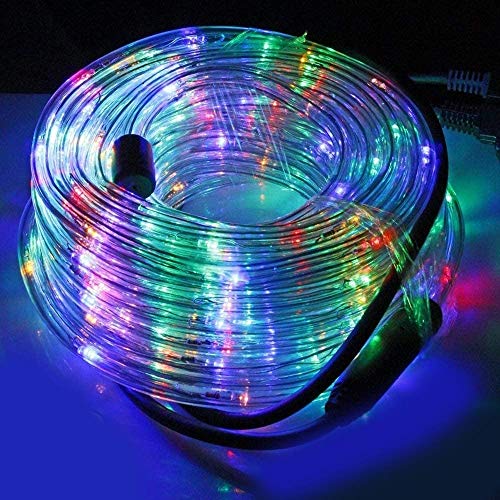 Tubo a led luminoso per Natale luci natalizie per Esterno e Interno impermeabile 20 metri 480 led luce MULTICOLOR con controller