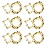 SHINEOFI Set 12 Cornici per Foto in Resina Barocca Vintage Cornici Ovali e Rettangolari da Parete Decorazione Artistica per Casa Esposizione Gioielli e Scrapbooking Fai da Te