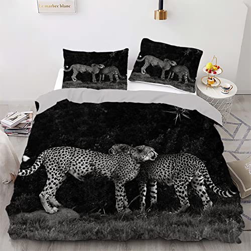 Housse de couette 140x200 douce pour la peau et facile à changer avec son zip
