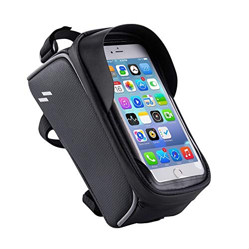 Fahrradrahmentaschen, Lenkertasche, Fahrrad-Touchscreen wasserdichte Handytasche Für iPhone XS MAX XR X 8 7 6 6S Plus Samsung S9 LG Sony