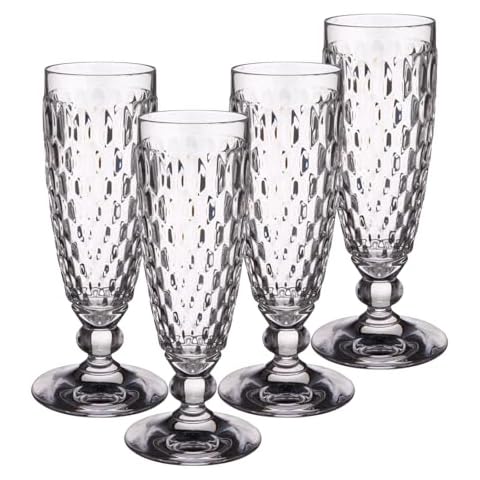 Villeroy & Boch Boston Set of 4 Champagne Glasses Cover