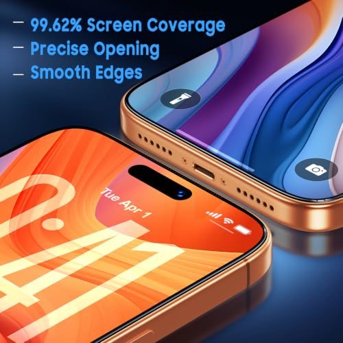 Image of Uyiton for iPhone 17 Pro Max Matte Screen Protector - 2 Pack | Anti‑Glare & Anti‑Fingerprint, Fingerprint Unlocking, 9H+ Hardness, Shatterproof, Full Coverage, Bubble‑Free Easy Install