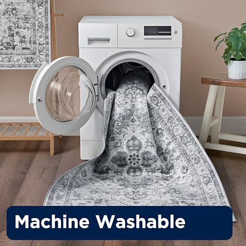 Wyatt & Ash Dream Mink Tapete Gris Geométrico 3'x5' miniatura 3