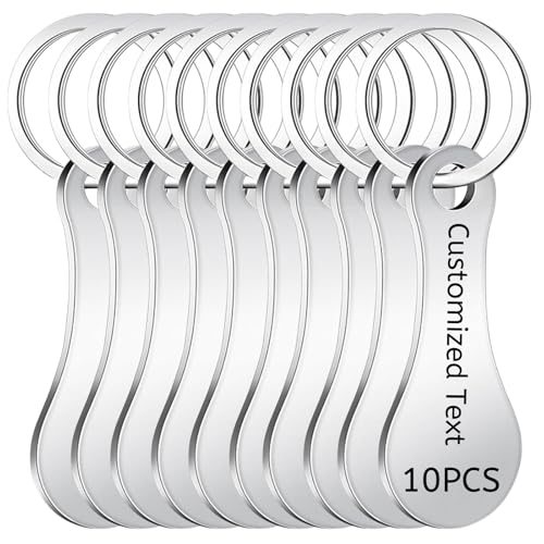 JOUWUI Einkaufswagenchip aus Edelstahl, personalisiert, 10 Stück JOUWUI Einkaufswagenchip aus Edelstahl, personalisiert, 10 Stück