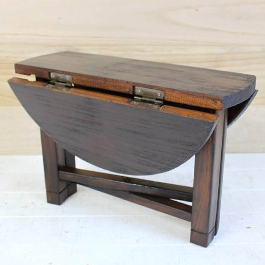 ちゃぶ台　木製　レトロ Amazon | レトロチックなちゃぶ台S 【折りたたみ式】 【MO-51