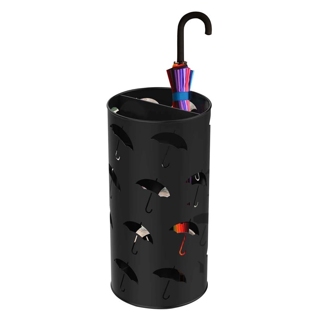 Porte-parapluie rond et bac anti-goutte : l'excellence de la protection du sol