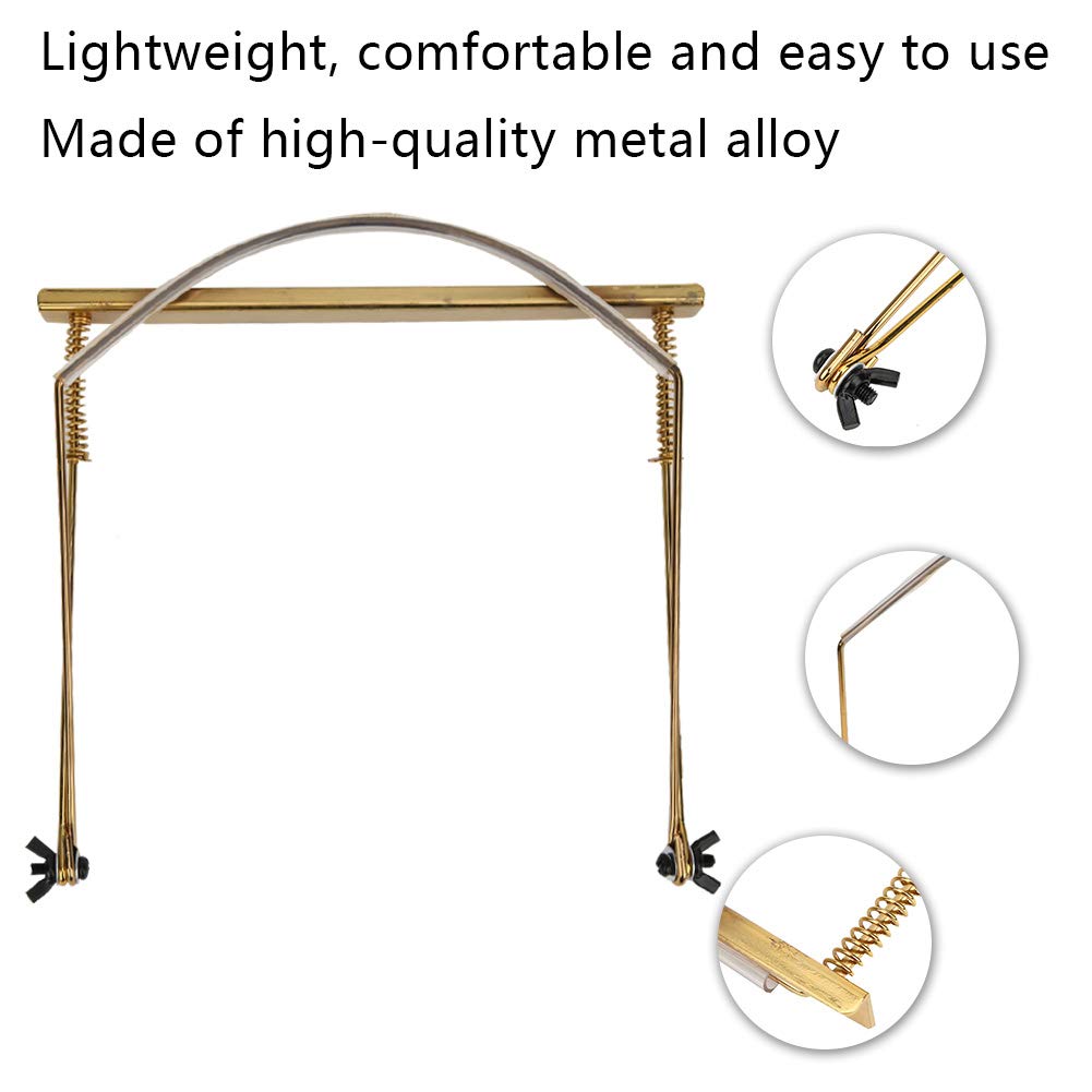 Supporto per armonica, supporto per armonica a bocca Supporto per armonica per per collo per a 24 fori(Oro) accessori da gioco Accessori Per Prestazioni