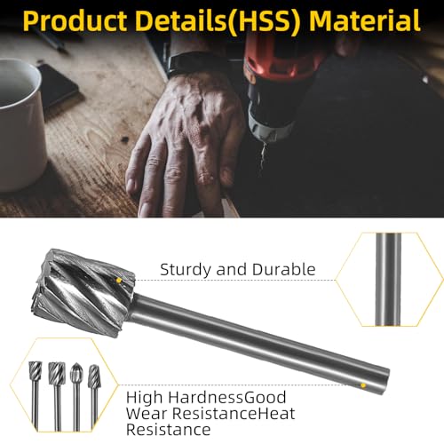 Set de 10 Puntas de Grabado HSS 3mm para Herramienta Rotativa miniatura 7